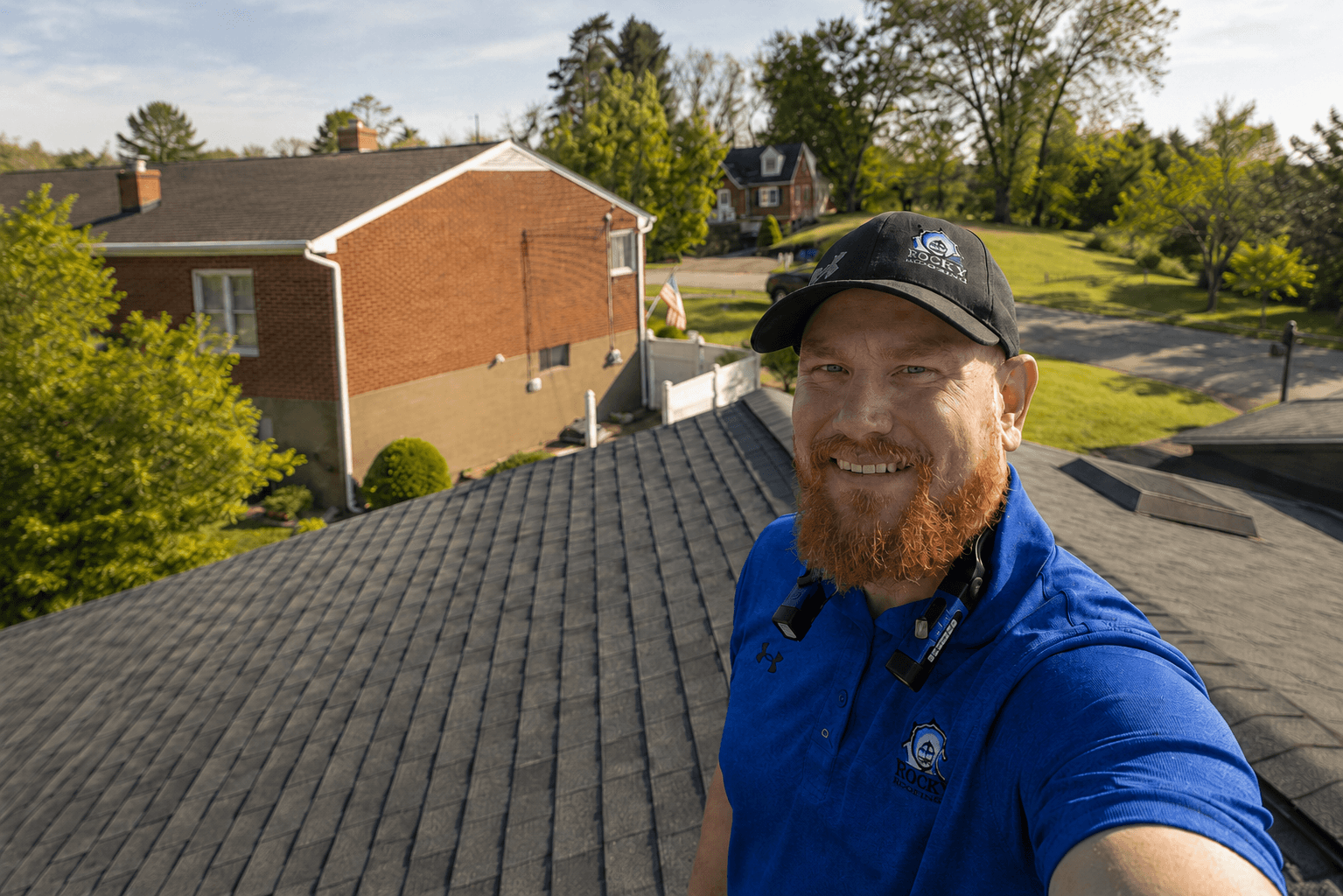 Certified Master Inspector performing a home inspection